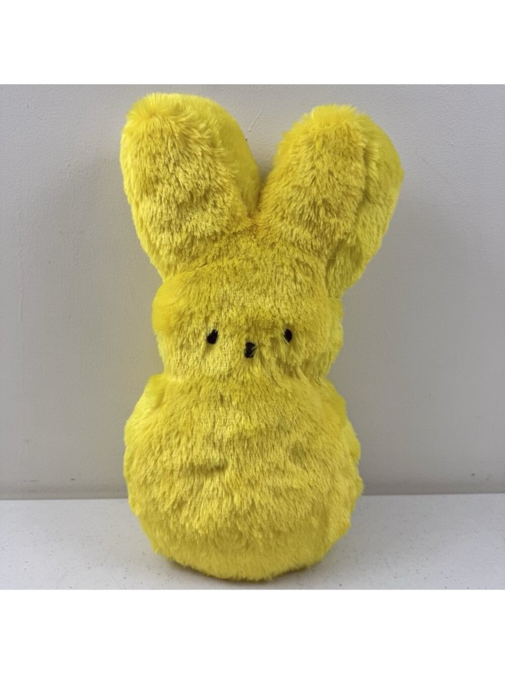 Peeps Just Born Large Yellow Plush Peep Stuffed Animal 14” Easter Bunny